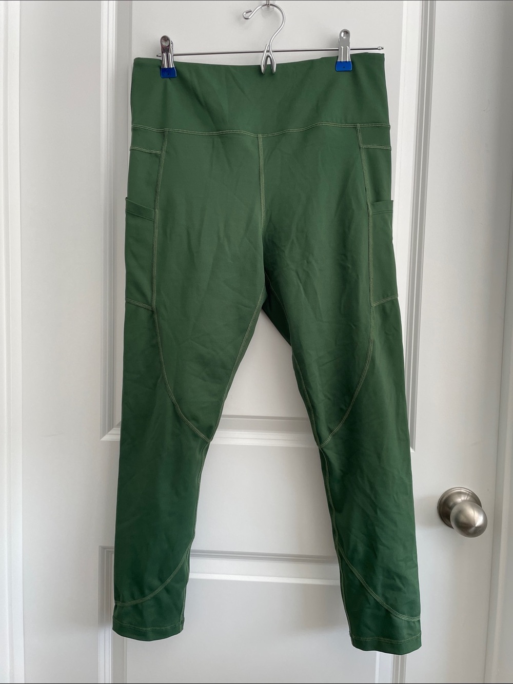 ZYIA Olive Green High-Rise Performance Leggings